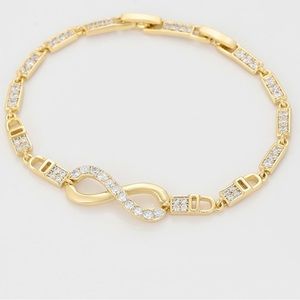 Infinity bracelet, brand new never worn comes with extender for different sizing